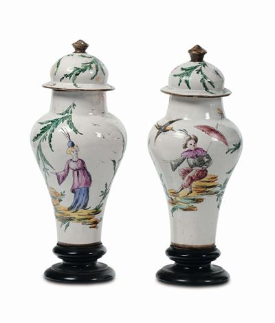 Due Vasi Lombardia (?), Bottega del XIX Secolo