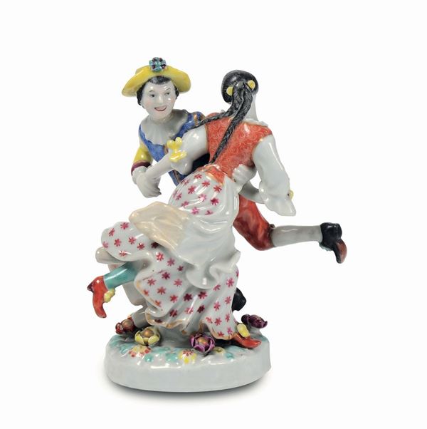 A porcelain group, China, 18th century
