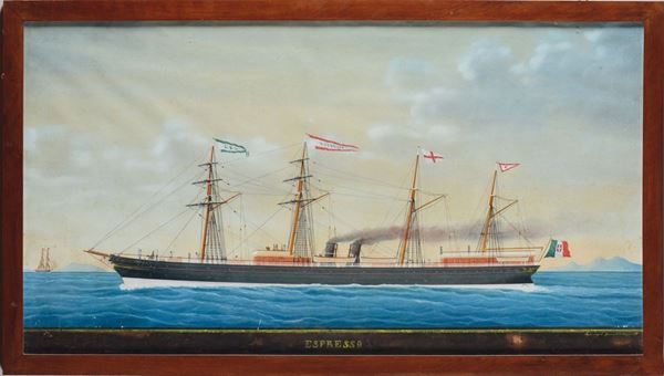 Angelo Arpe Pirofregata Espresso in navigazione, 1871