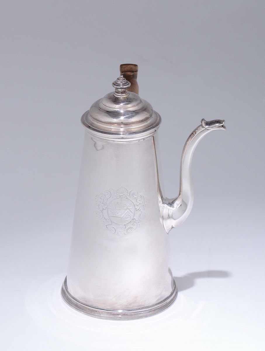 Caffettiera in Argento, Londra 1708