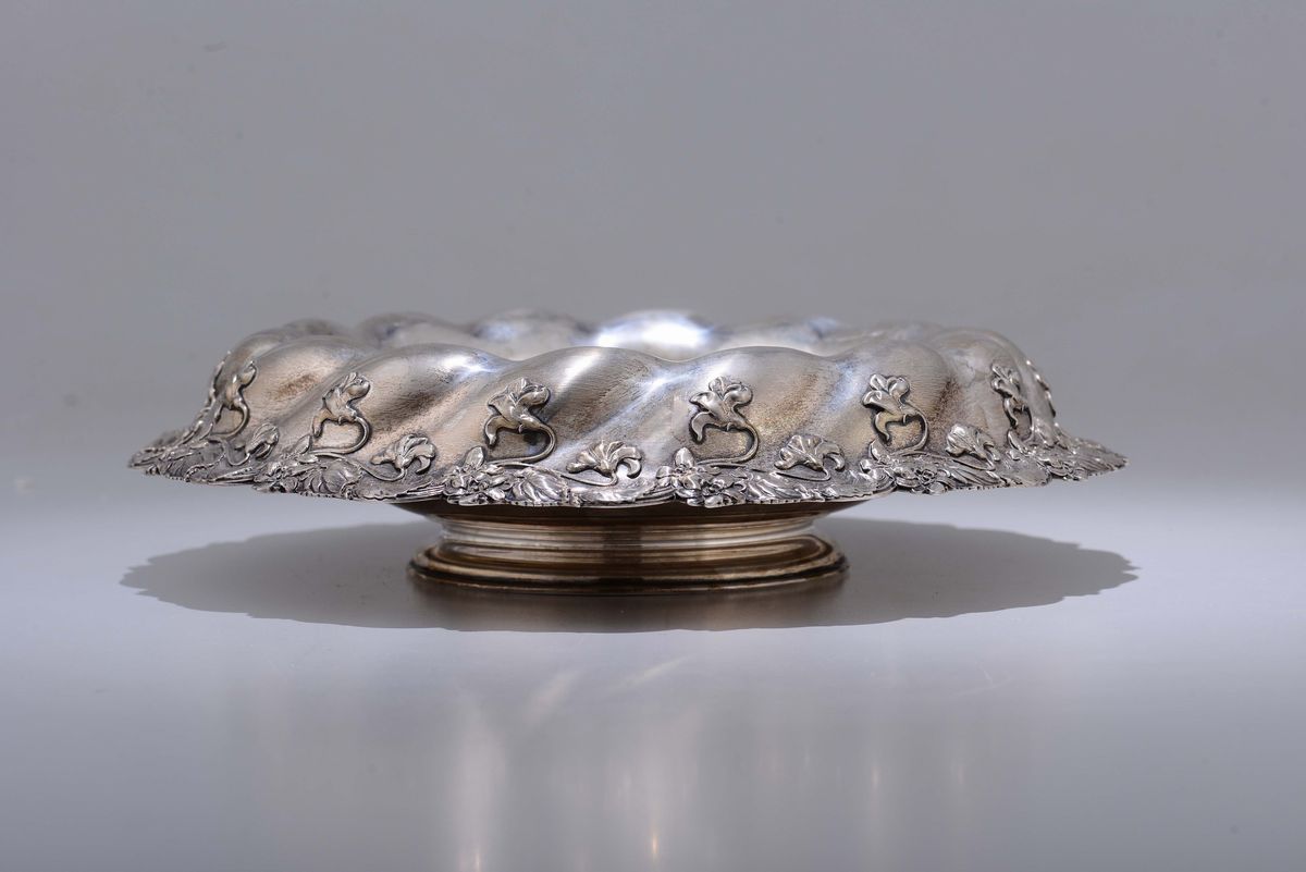 Centrotavola in Argento Sterling Tiffany, Usa Prima Metà del XX Secolo
