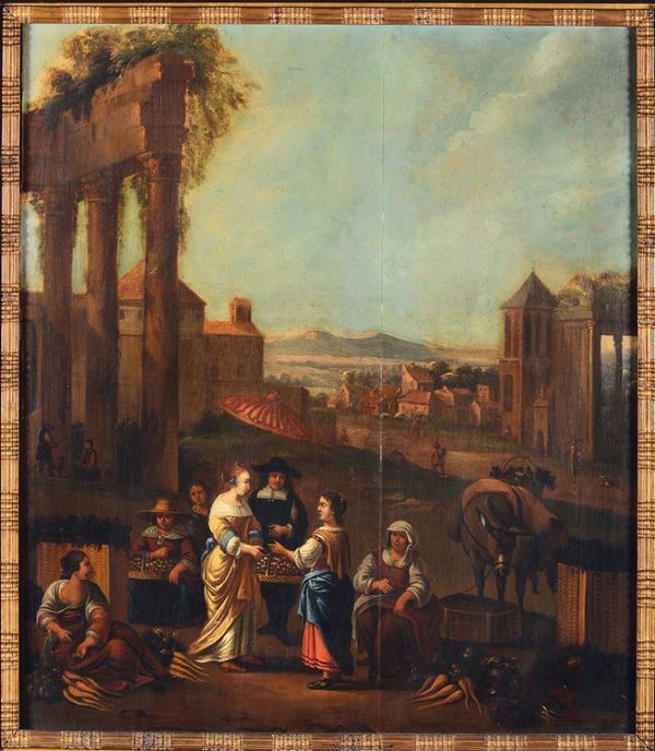 Scuola del XVIII secolo Bamboccianti