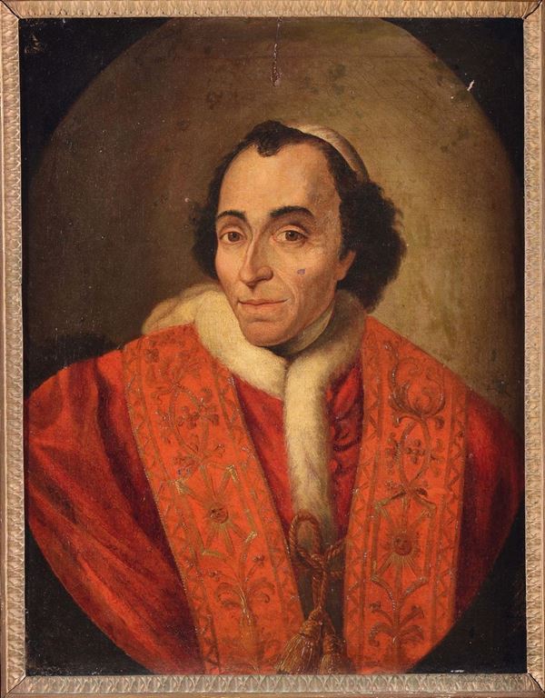 Scuola del XVIII secolo Ritratto di cardinale