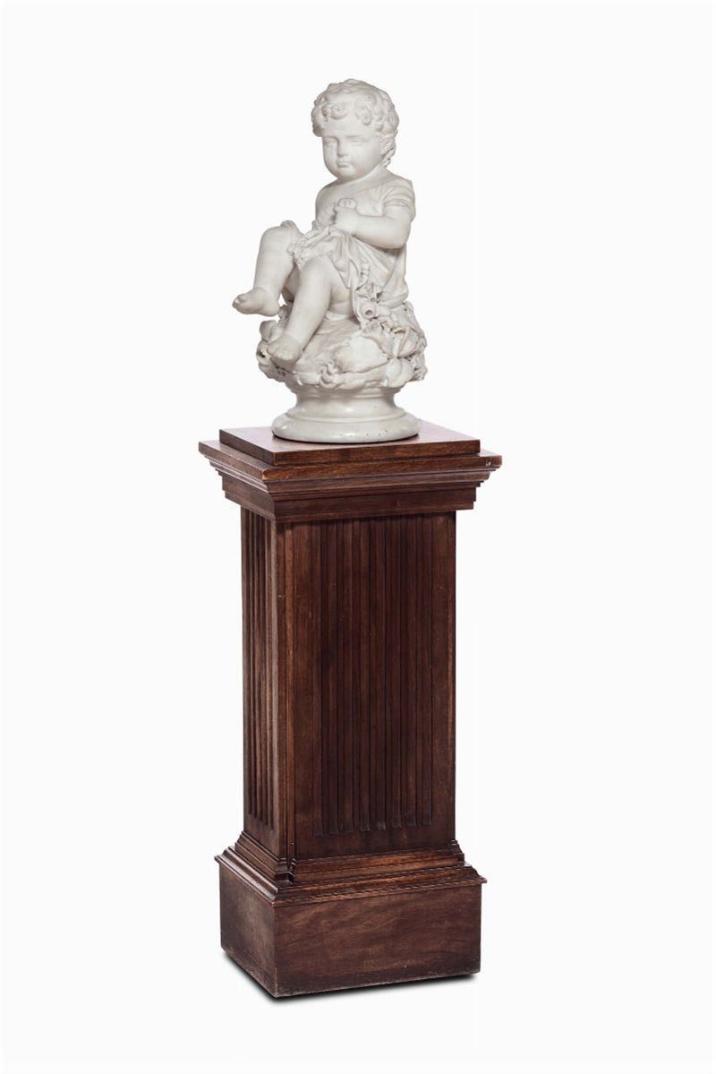 Bimbo che piange in marmo bianco, XX secolo  - Asta Antiquariato - II - Cambi Casa d'Aste