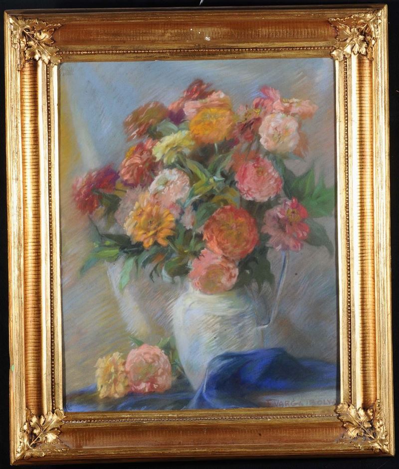 Anonimo del XX secolo Fiori  - Auction Paintings Timed Auction - Cambi Casa d'Aste