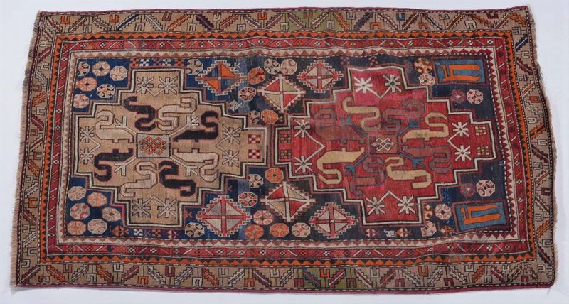 Tappeto caucasico Kasak fine XIX secolo  - Asta Asta a Tempo Antiquariato - I - Cambi Casa d'Aste