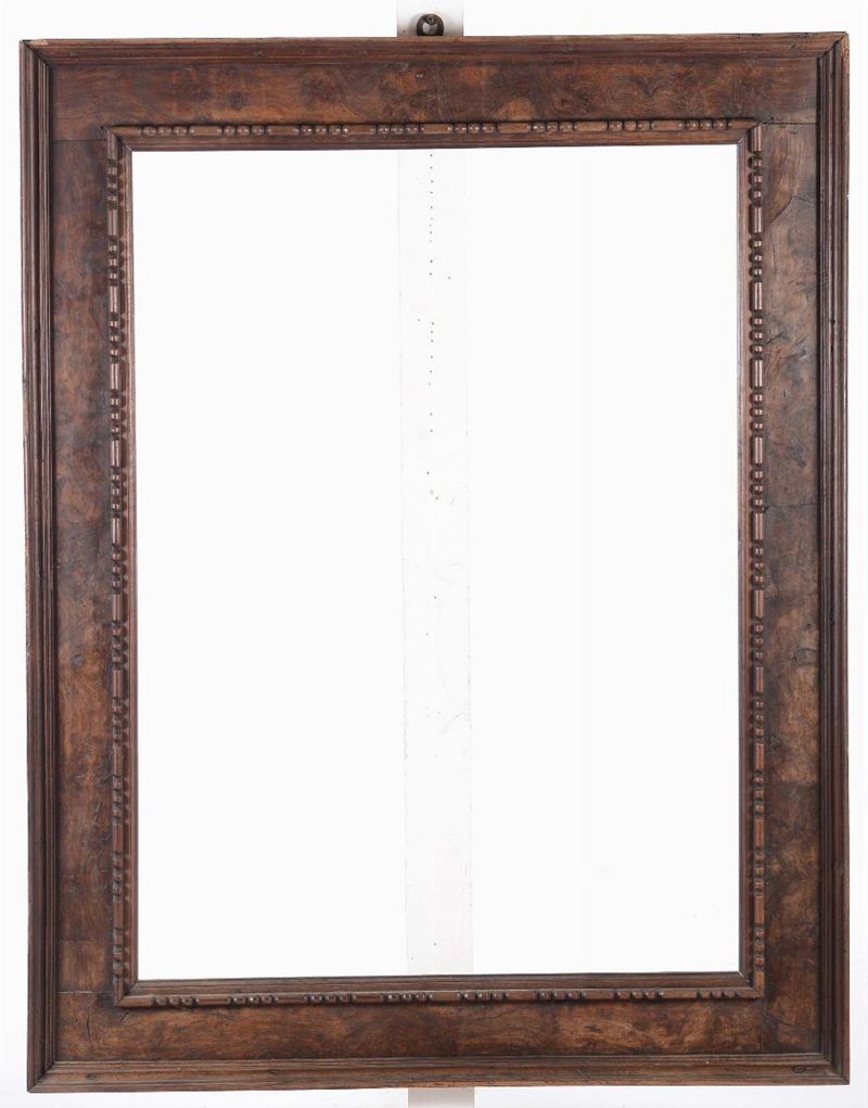 Cornice in noce a cassetta, XIX secolo  - Asta Asta a Tempo Antiquariato - I - Cambi Casa d'Aste