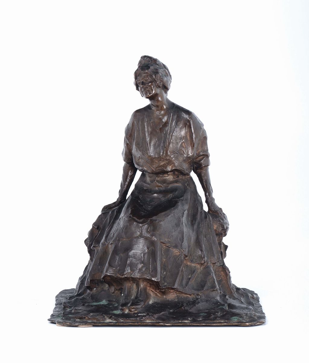 Emilio Sperati (1861-1931)gentildonna Seduta