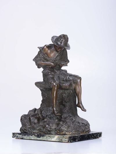 Celestino Fumagalli (1864-1941)il Giovane Fabbro