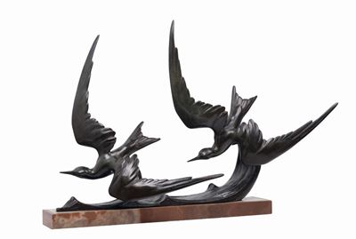 Lucien Charles Edouard Alliot (1877-1967)les Hirondelles De Mer