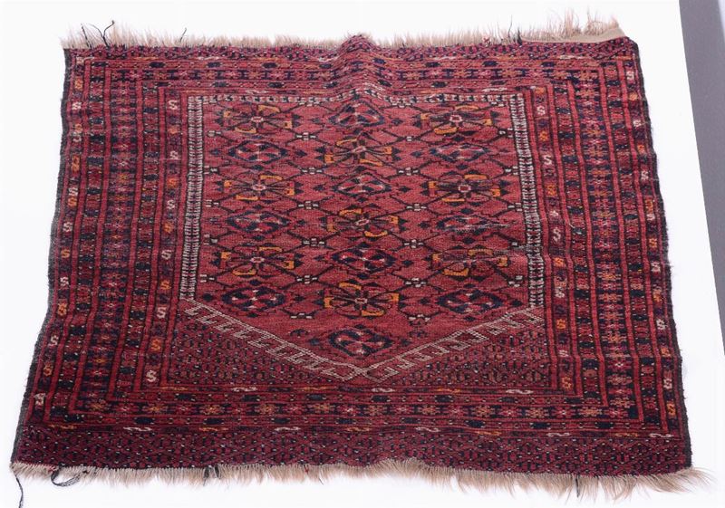 Piccolo tappeto a preghiera Ersari Beshir, Afghanistan  - Asta Antiquariato - Cambi Casa d'Aste