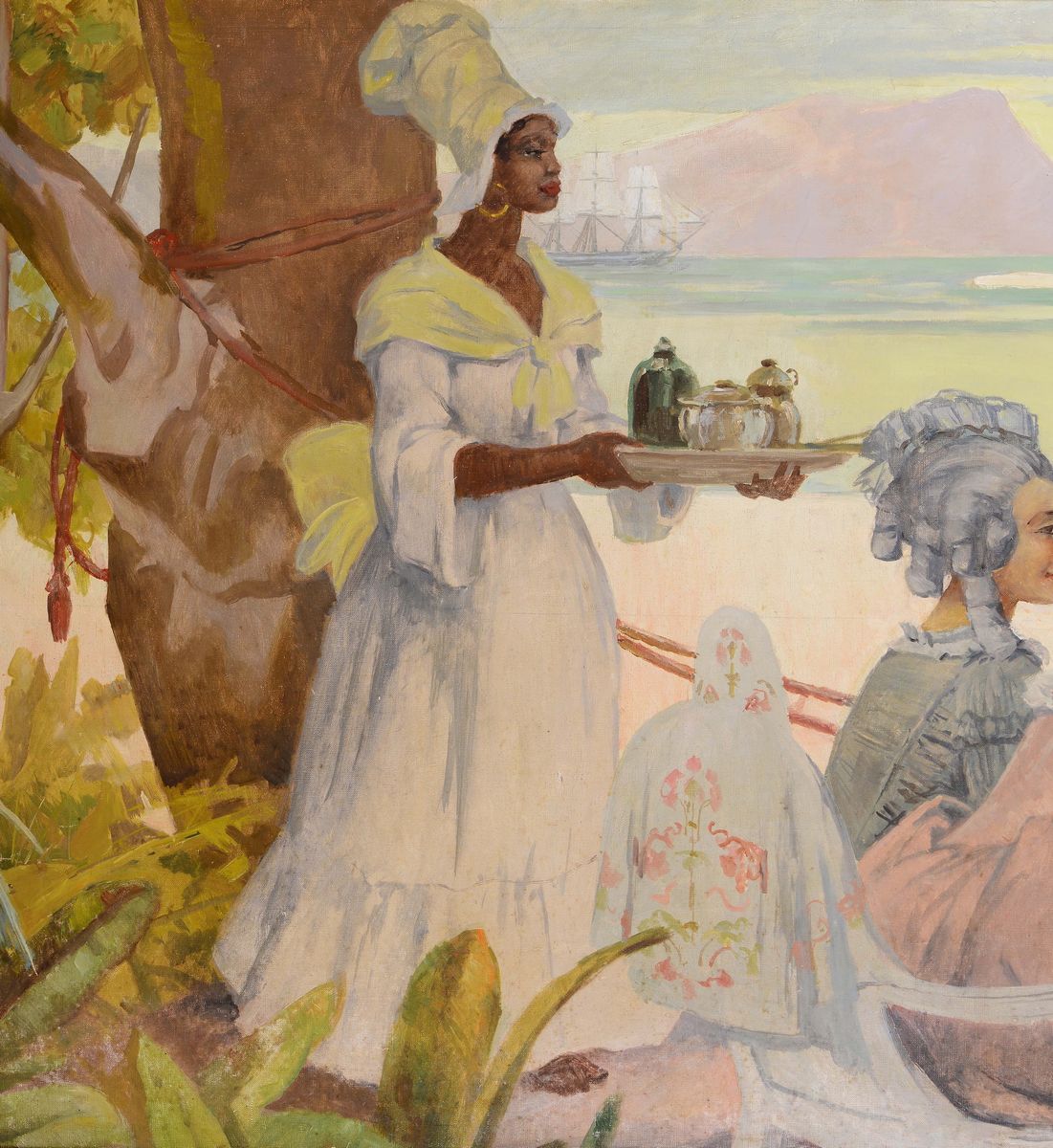 Léo Fontan (1884-1965)allegoria delle Antilles