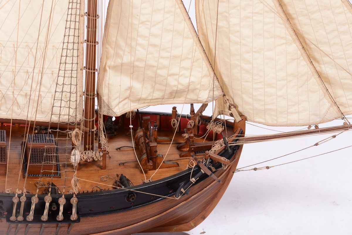 Grande Modello del Cutter Dogana, Inghilterra Circa 1800