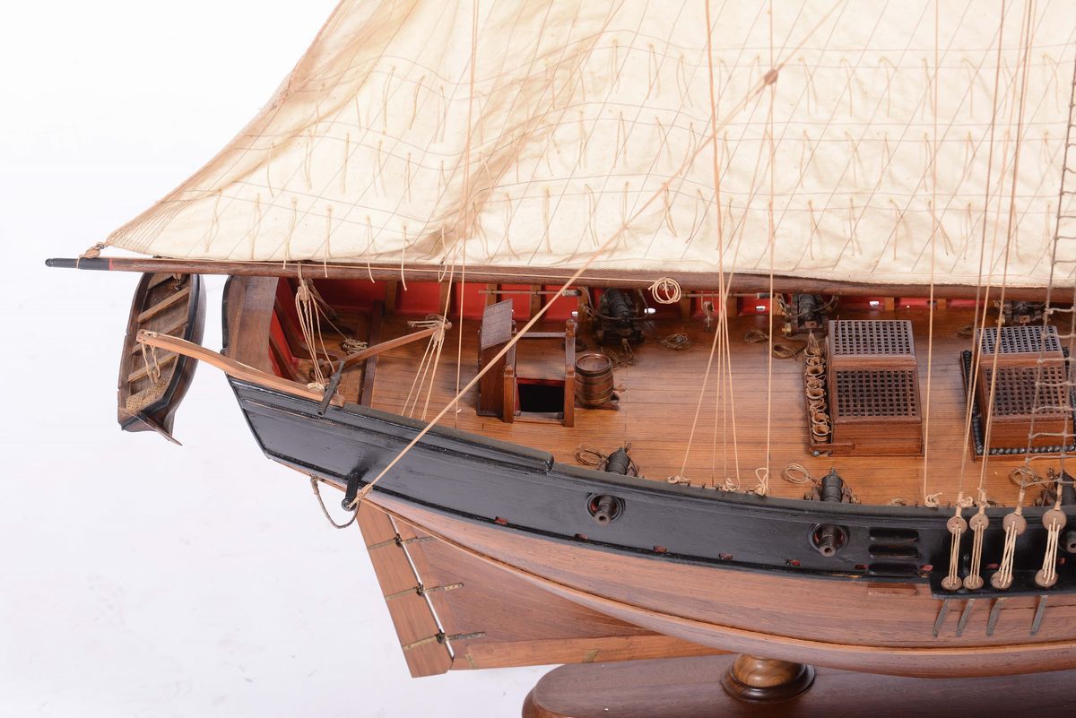 Grande Modello del Cutter Dogana, Inghilterra Circa 1800