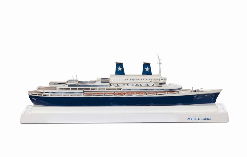 Modello d’agenzia della N/N Achille Lauro  - Auction Maritime Art and Scientific Instruments - Cambi Casa d'Aste