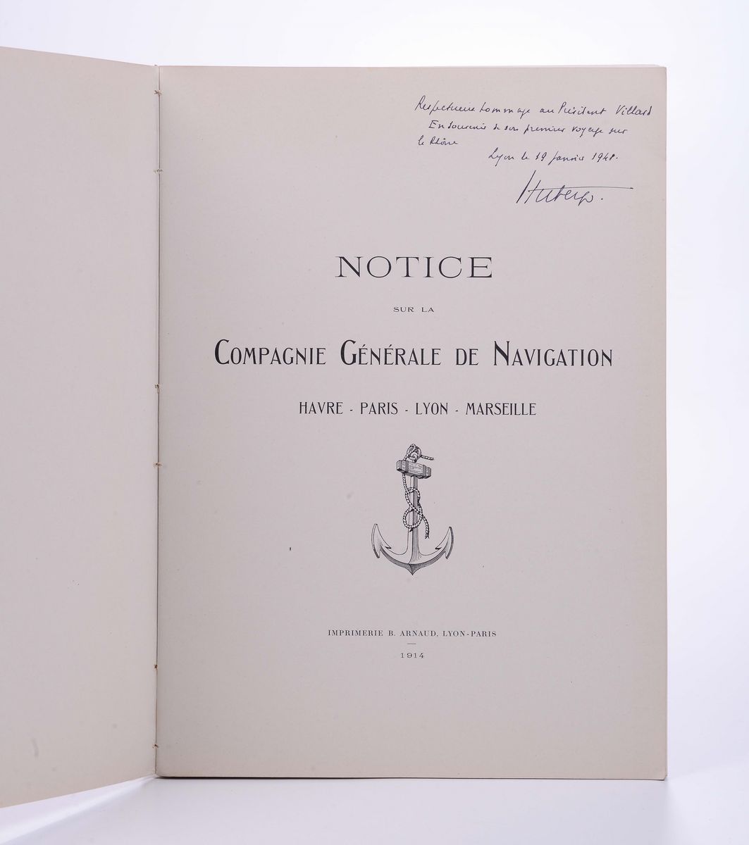 Notice Sur la Compagnie Generale di Navigation, 1914