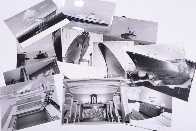 Diciannove foto di navi della società italiana di navigazione  - Auction Maritime Art and Scientific Instruments - Cambi Casa d'Aste