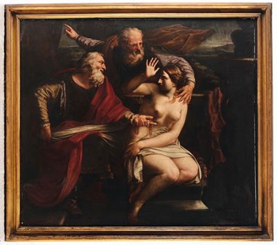 Bonaventura Lamberti (carpi 1651 - Roma 1721)susanna e i Vecchioni