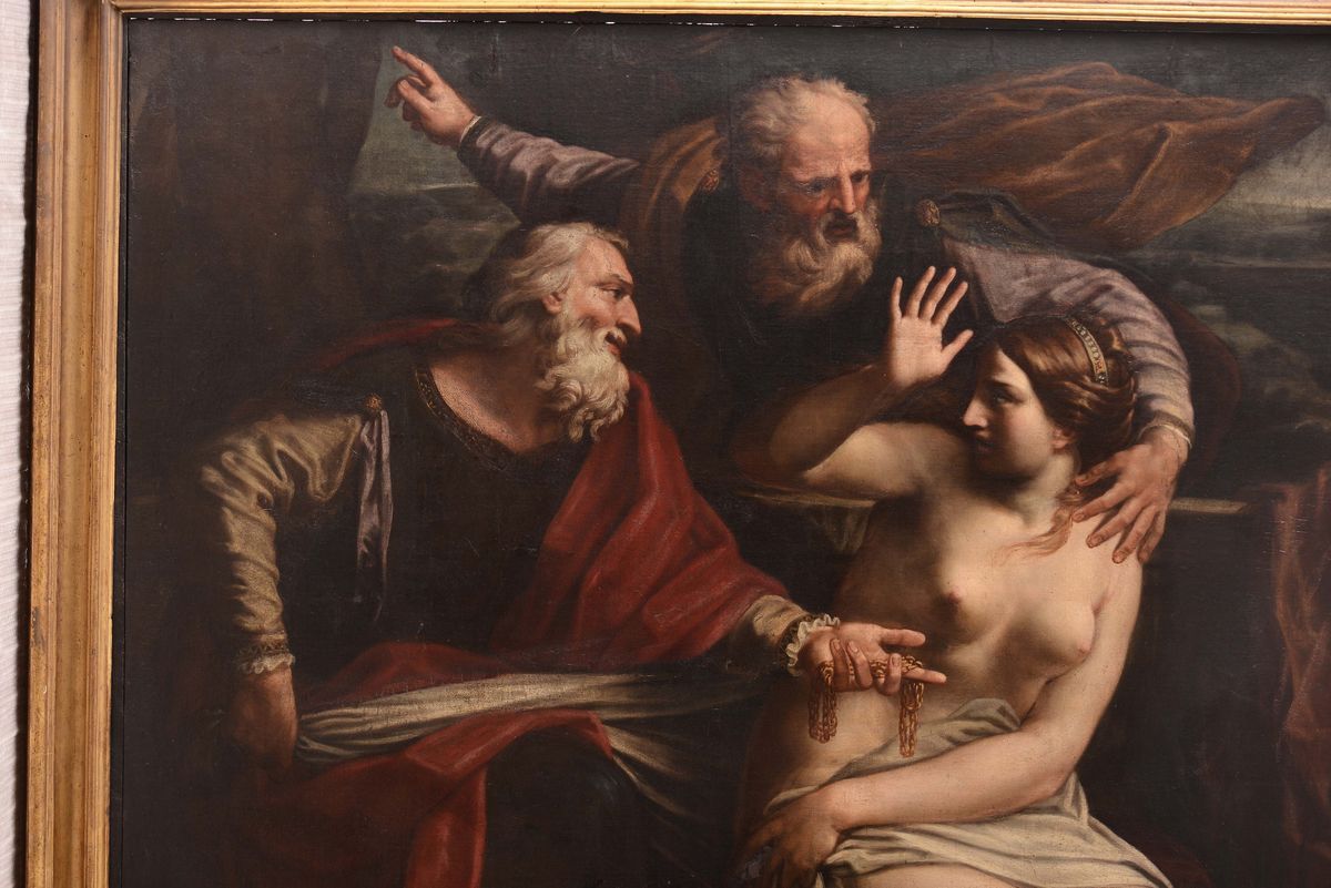Bonaventura Lamberti (carpi 1651 - Roma 1721)susanna e i Vecchioni