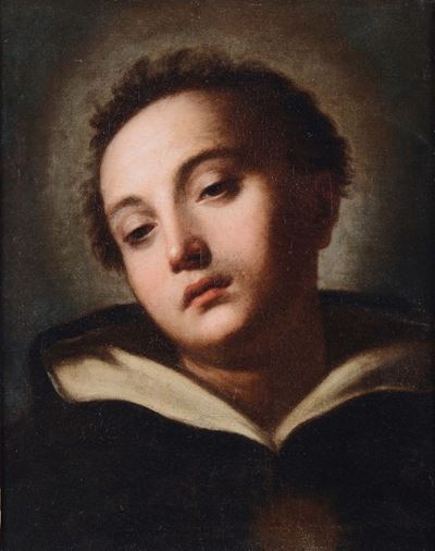 Felice Cignani (1660-1724), Attribuito Aritratto di Sant'agostino