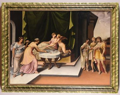 Scuola Romana della Fine del XVI Secolobanchetto degli dei