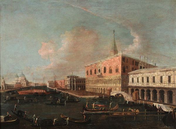Gabriele Bella (Venezia 1730-1799) Veduta del Canal Grande