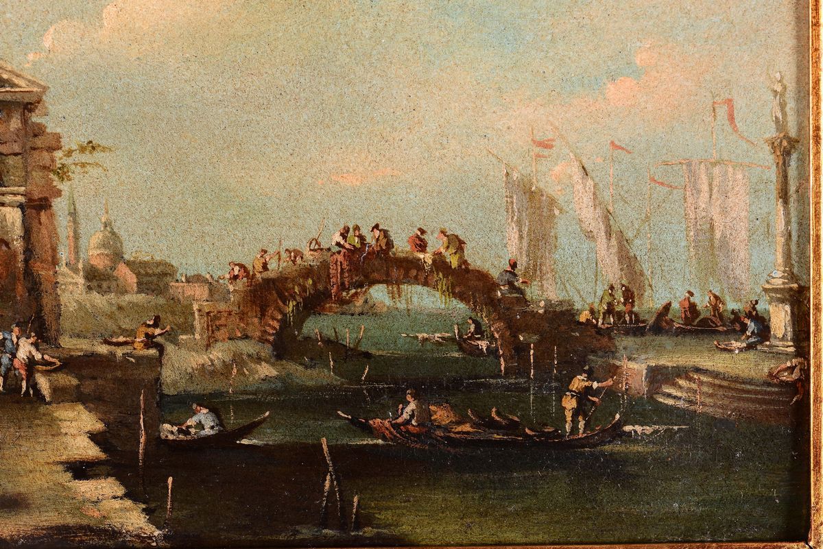 Francesco Guardi (venezia 1712 - 1793), nei Modi Dipaesaggio con Architetture e Rovine Paesaggio ...