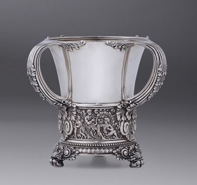 Boccale a Tre Manici in Argento Sterling, Tiffany Usa 1882-1883