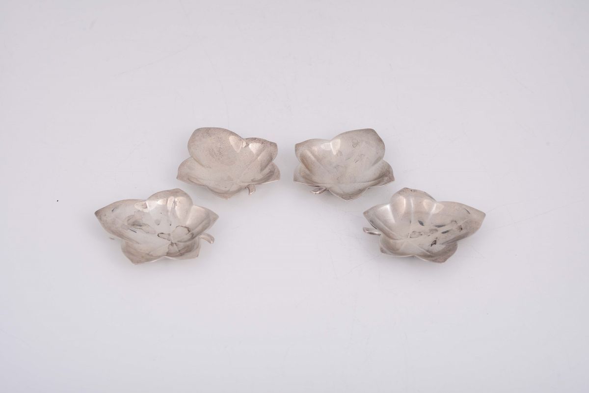 Quattro Piattini in Argento Sterling, Tiffany 1937