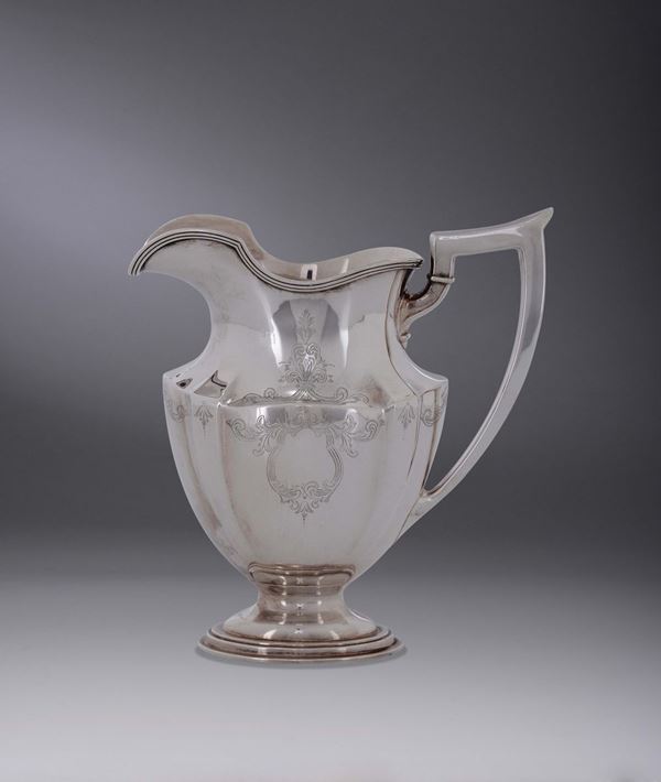 A sterling silver jug, Gorham USA, 19th-20th century.