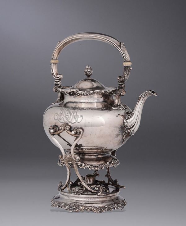Samovar in argento sterling, Ghoram USA XIX-XIX secolo