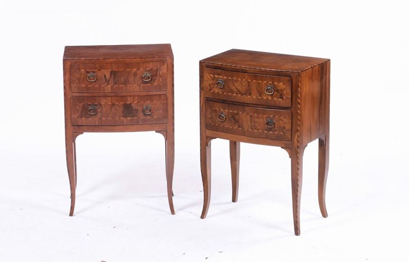 Coppia di comodini in stile, XX secolo  - Auction Asta a Tempo Antiquariato - II - Cambi Casa d'Aste