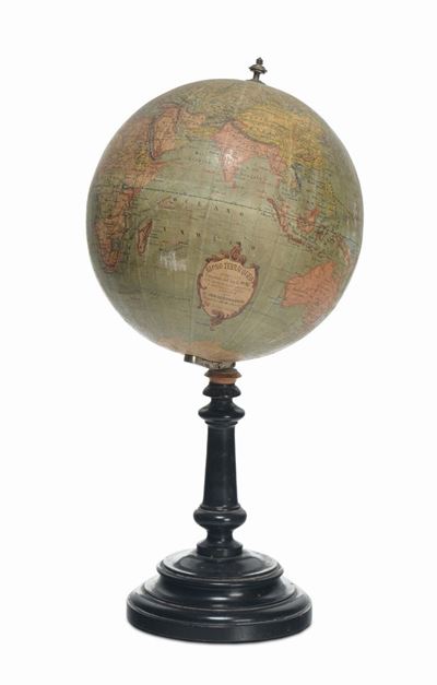 Globo Terracqueo Editori Gussoni e Dotti, Milano 1889