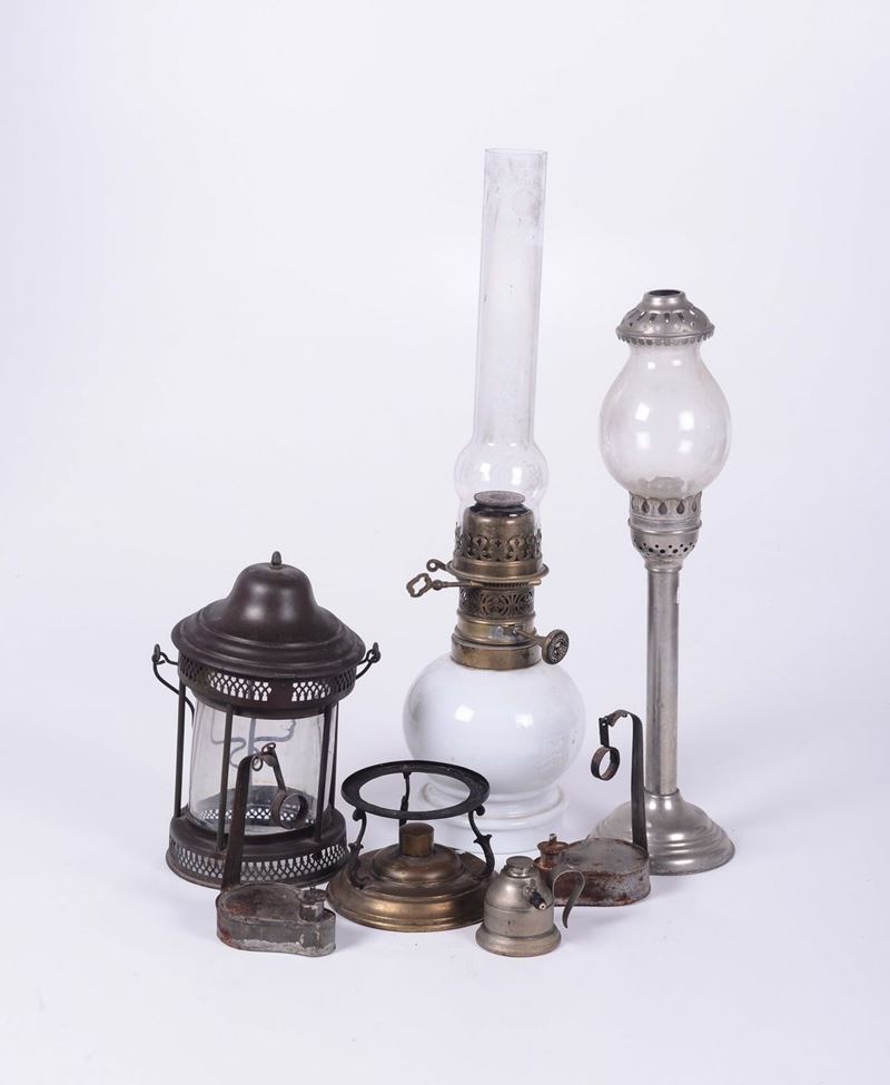 Serie di lumi da tavolo  - Auction Maritime Art and Scientific Instruments - Cambi Casa d'Aste