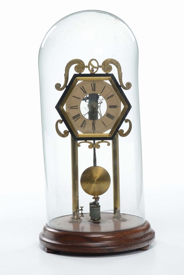 Orologio a comando elettromeccanico G Taddei, Pisa