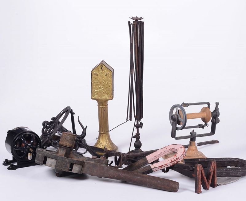 Lotto di strumenti in ferro per usi diversi  - Auction Maritime Art and Scientific Instruments - Cambi Casa d'Aste