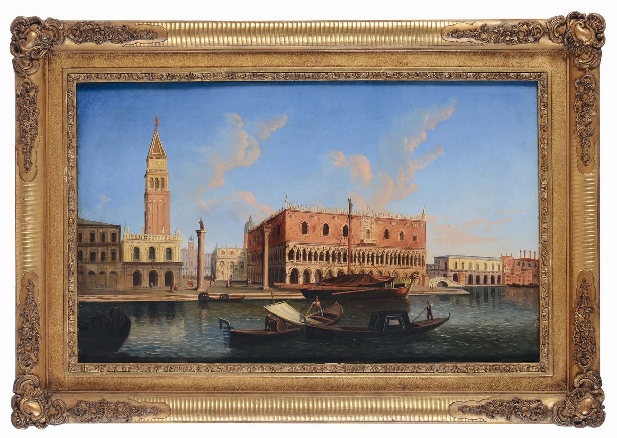Scuola del XIX Secoloveduta di Venezia Veduta di Venezia