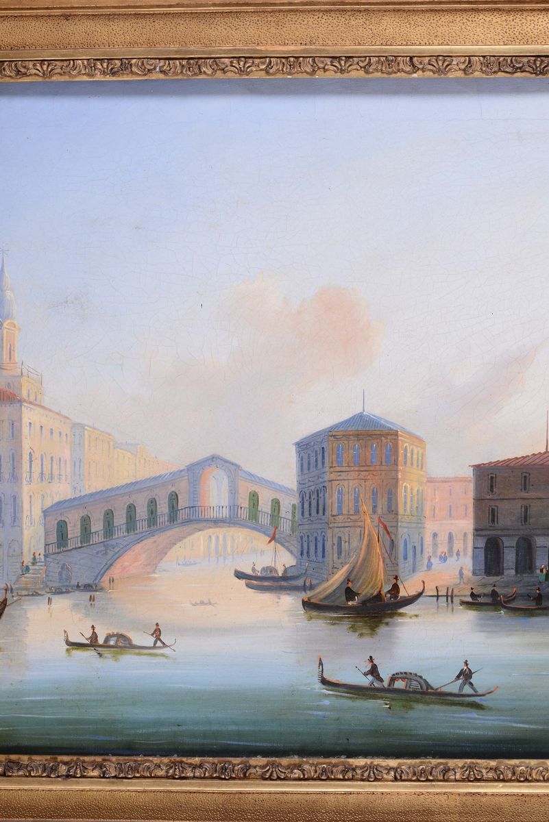 Scuola del XIX Secoloveduta di Venezia Veduta di Venezia