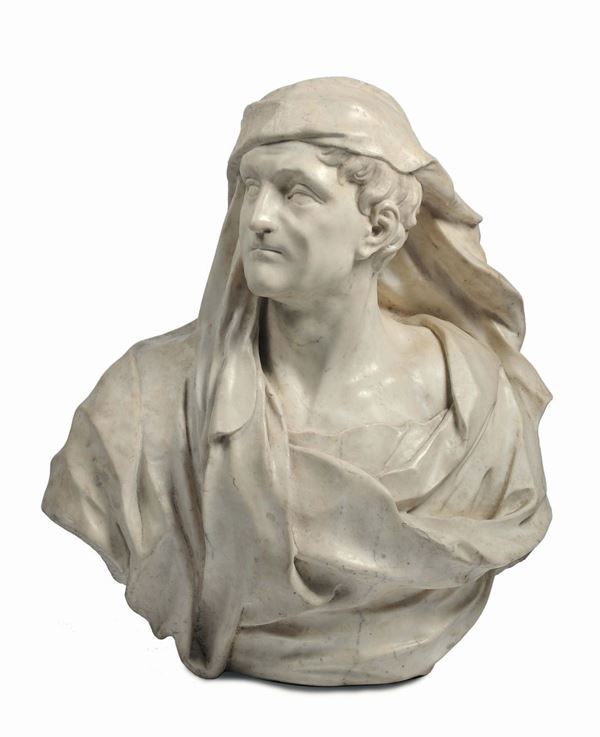 Mighele Fabris called l'Ongaro (1644-1684) Busto virile (filosofo?)