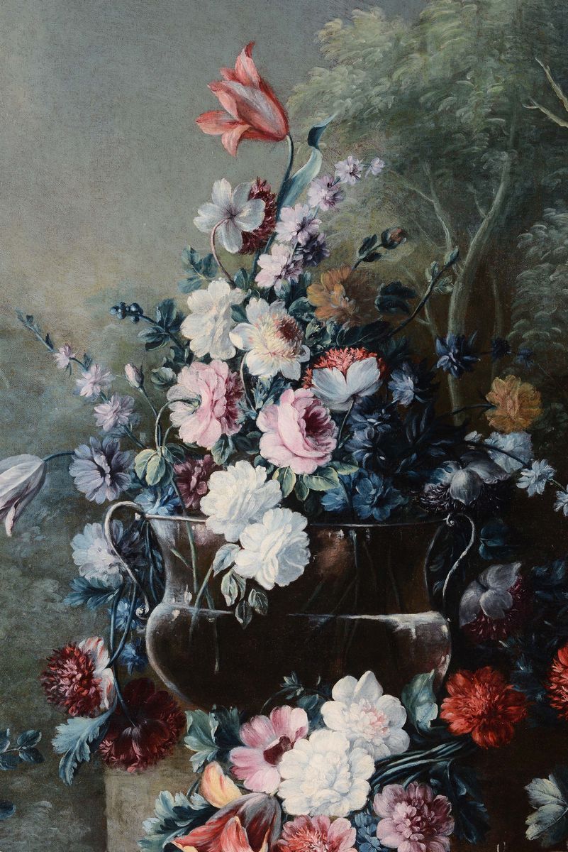Michele Antonio Rapous (torino 1733-1819)natura Morta con Canestro di Frutta