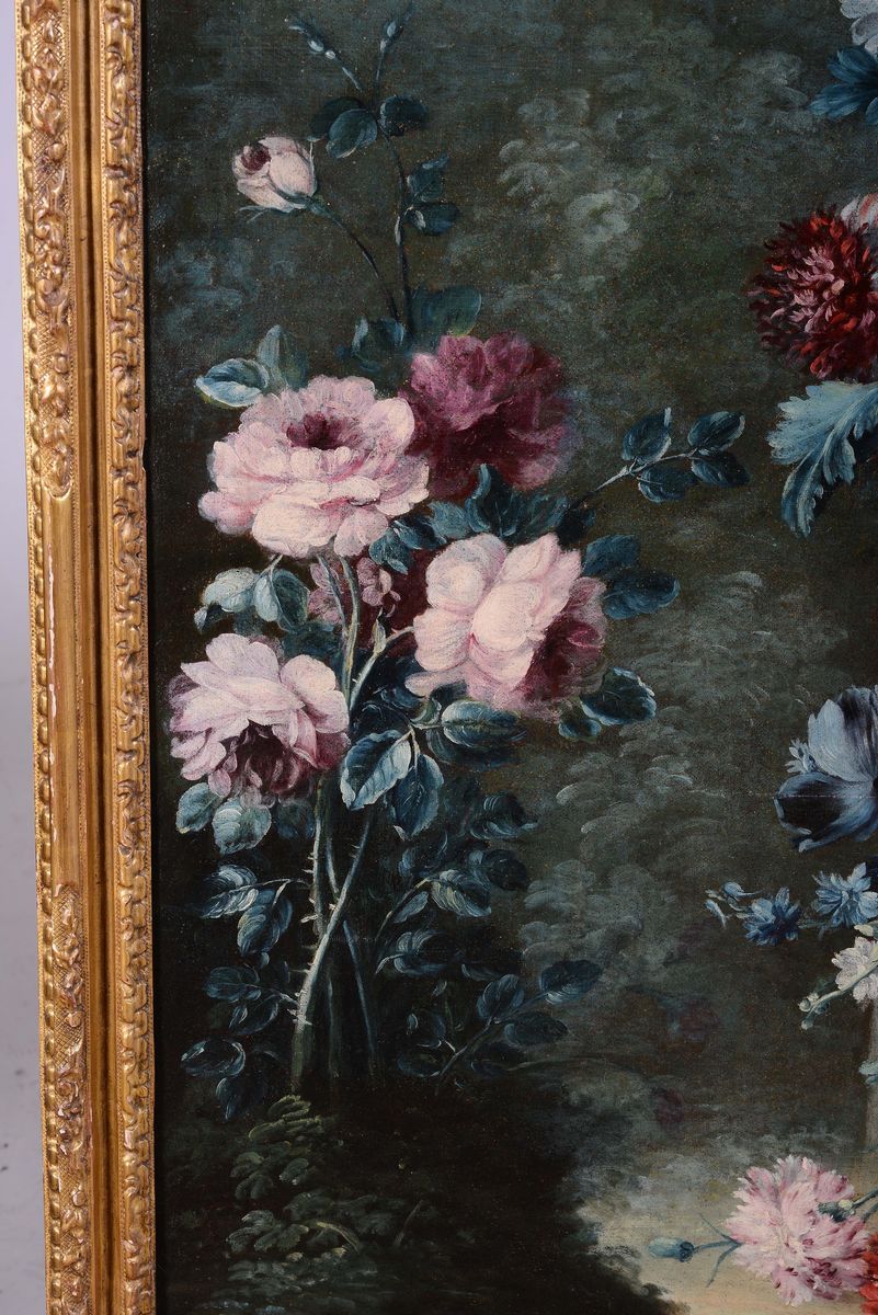 Michele Antonio Rapous (torino 1733-1819)natura Morta con Canestro di Frutta