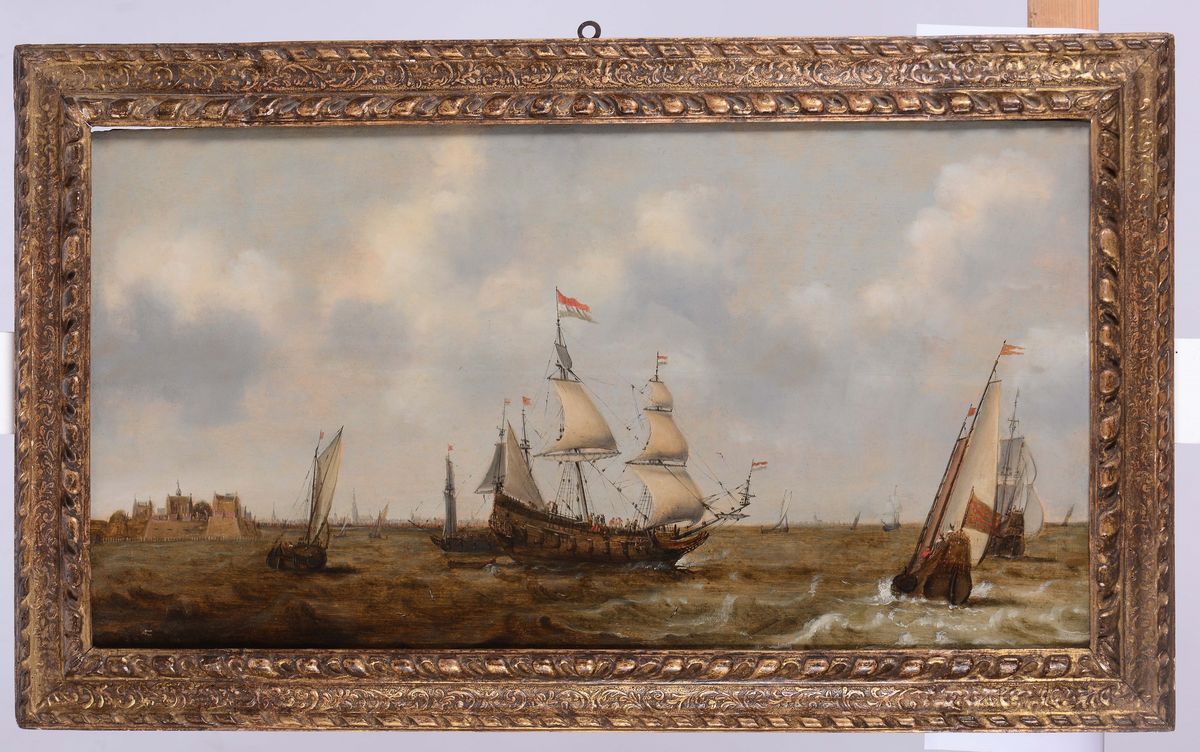 Goyen Jan Van (leida 1596 - L’aia 1656), Attribuito Avelieri