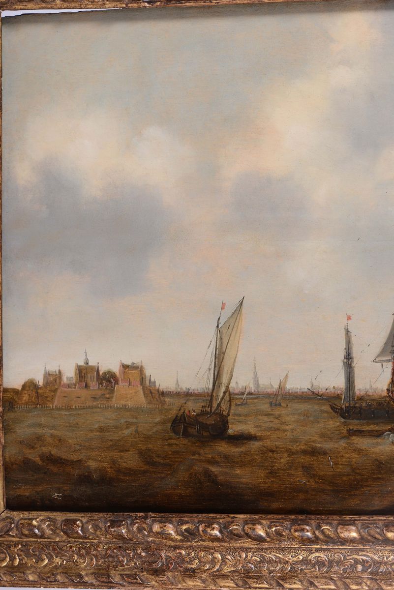 Goyen Jan Van (leida 1596 - L’aia 1656), Attribuito Avelieri