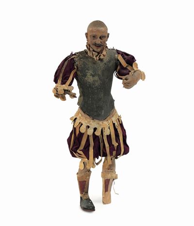 Scultura da Presepe Raffigurante Soldato, Napoli, XVIII/XIX Secolo