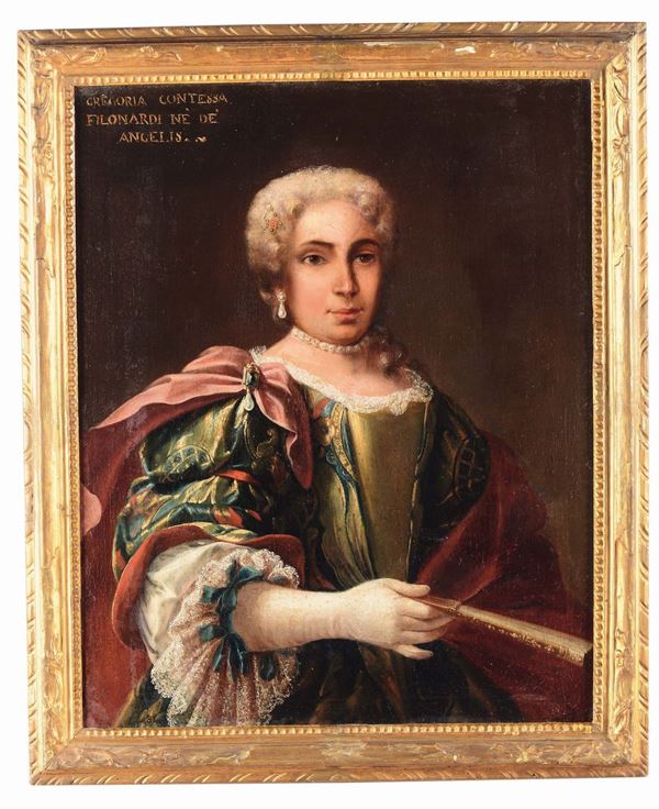 Scuola del XVIII secolo Ritratto di contessa