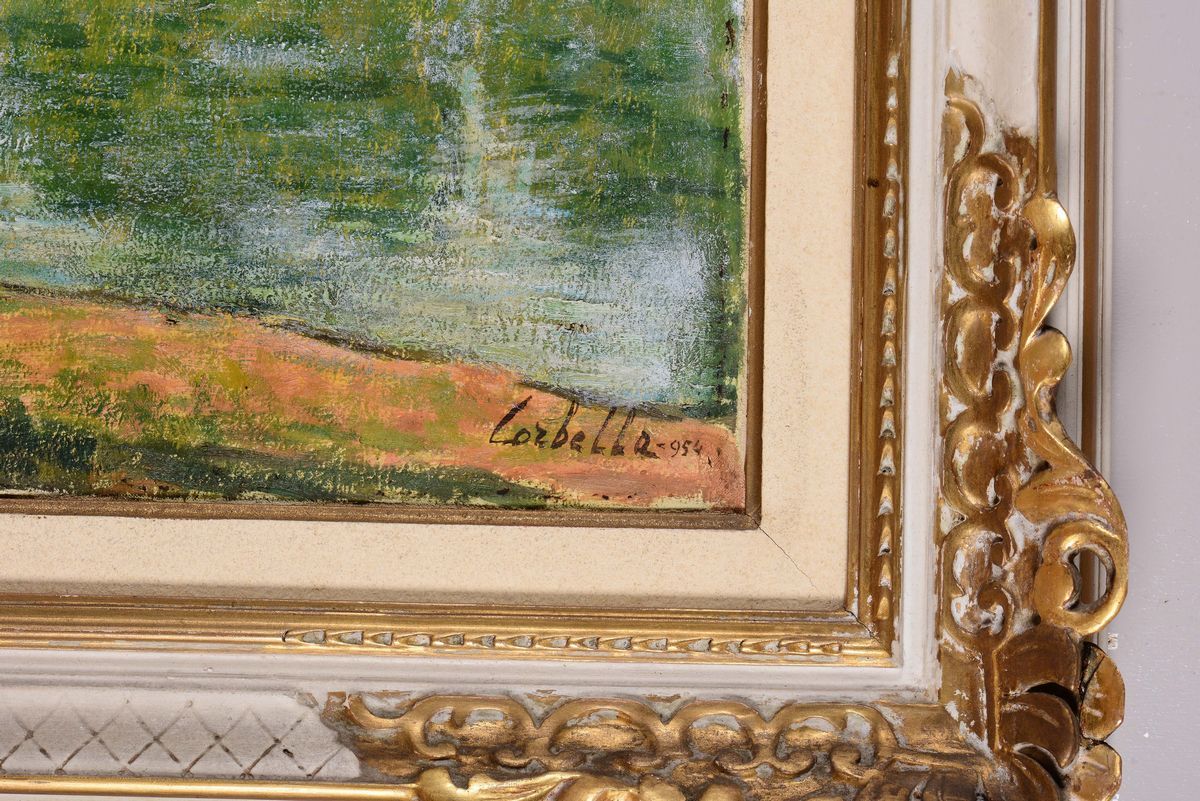 Tito Corbella (1885-1966)paesaggio Fluviale, 1954