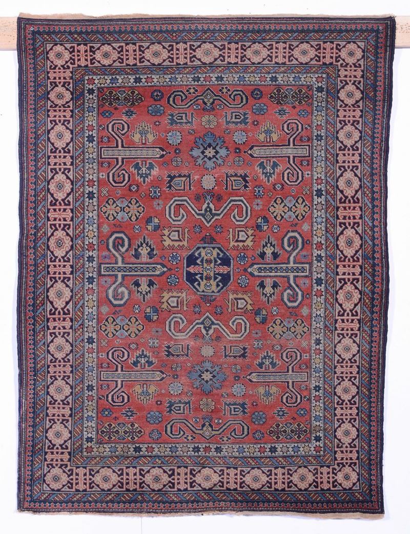 Tappeto caucasico Shirvan Perepedil, XX secolo  - Asta Antiquariato - Cambi Casa d'Aste