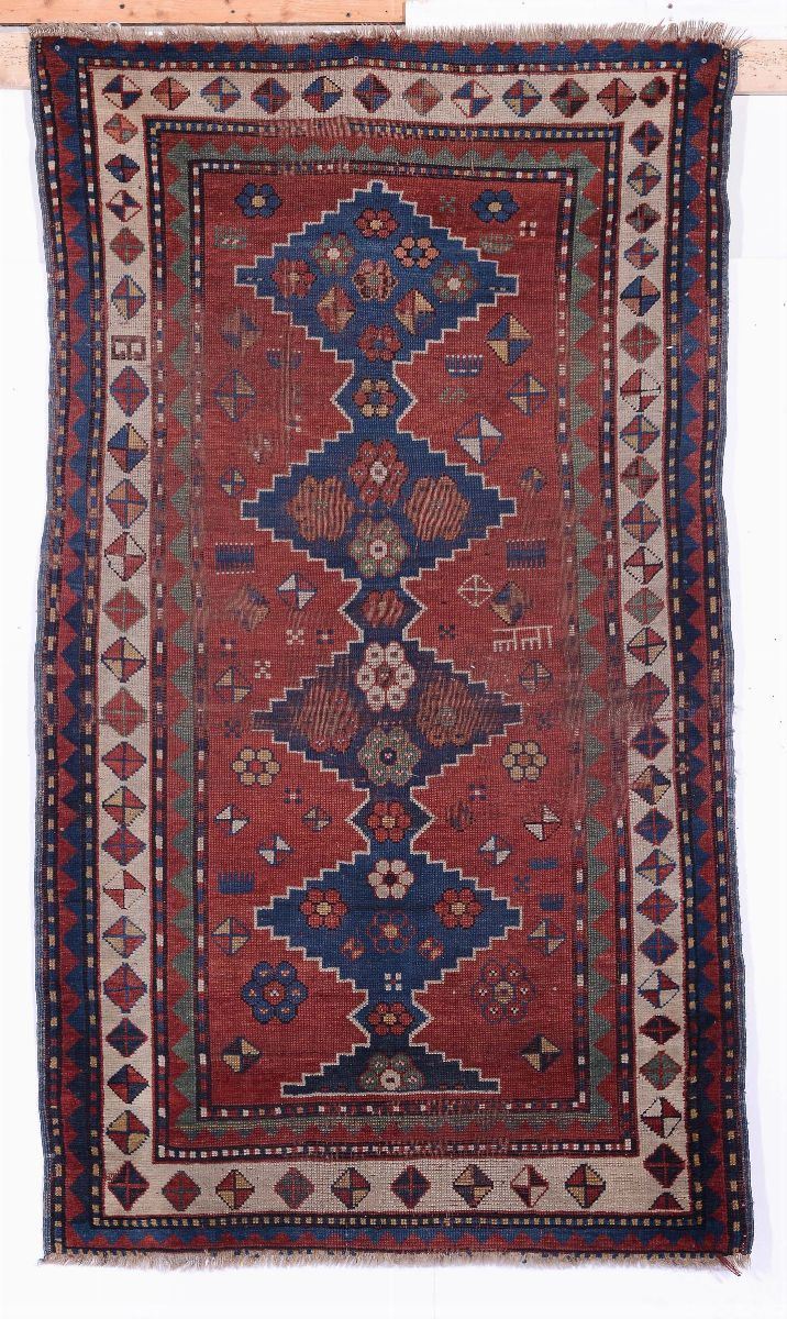 Tappeto caucasico Kasak, fine XIX secolo  - Asta Antiquariato - Cambi Casa d'Aste