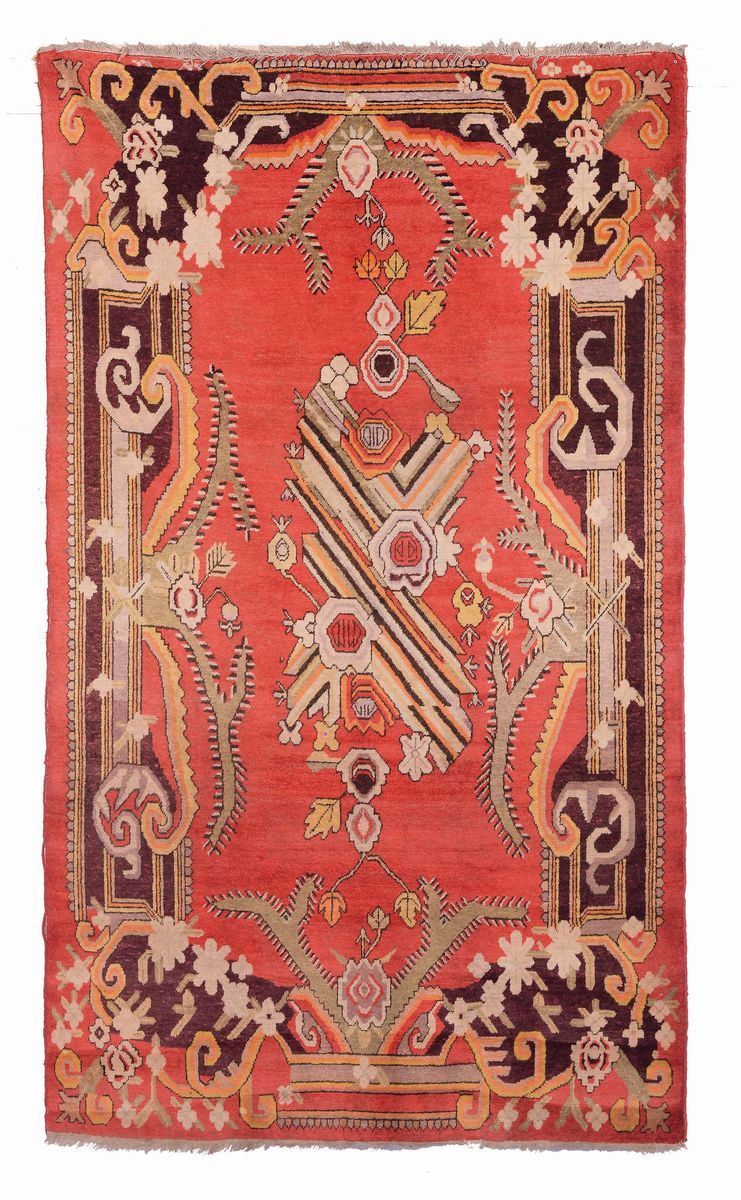 Tappeto cinese Pautou, inizio XX secolo  - Asta Antiquariato - Cambi Casa d'Aste