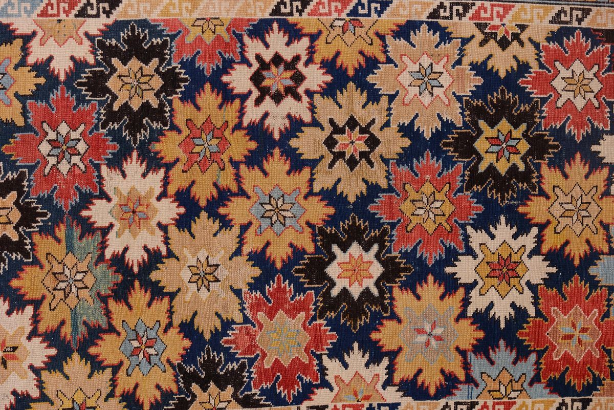 Tappeto Caucasico Shirvan Kuba Fine XIX Secolo
